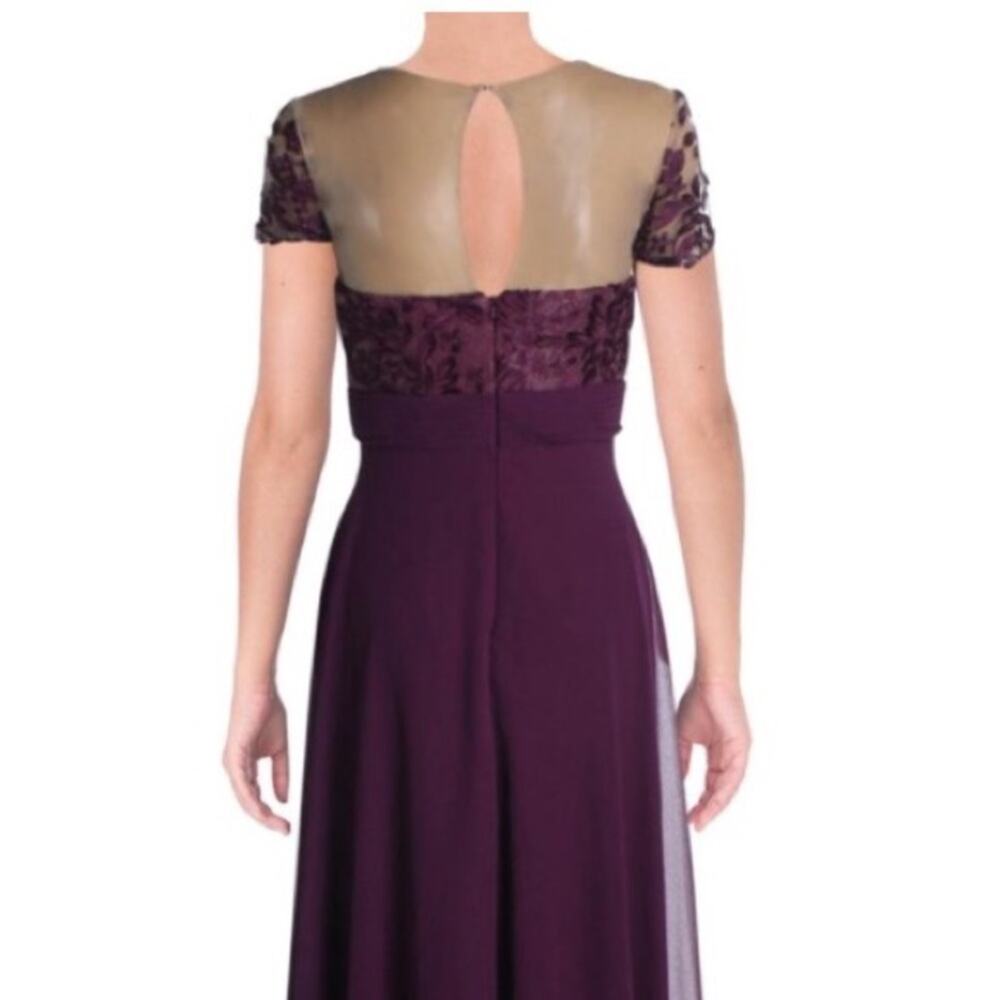 JS Collections Womens A-Line Embroidered Evening - Picture 2 of 11